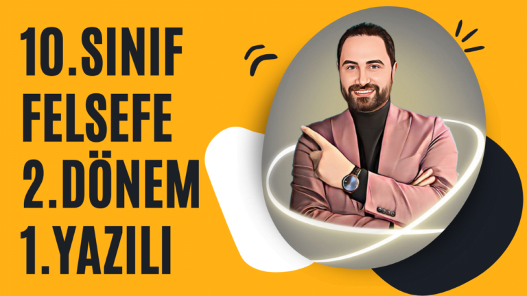 FELSEFE 10.SINIF 2.DÖNEM 1.YAZILI # 1 | 💯 YAZILI KAMPI 💯 | KLASİK ...